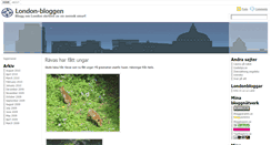 Desktop Screenshot of londonbloggen.nintendometal.com