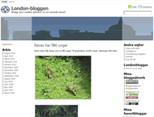 Tablet Screenshot of londonbloggen.nintendometal.com